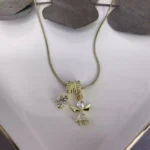 14K Altın Kaplama Çelik Melek Kolye
