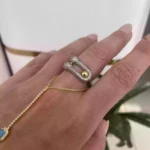 14K Marka Model Taşlı Yüzük