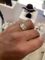 Çelik Ortası dala Şekilli Stres Yüzüğü