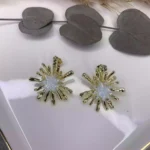 Özel Seri Güneş Küpe Gold