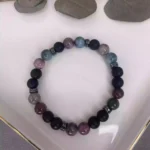Renkli Turmalin Taşı Doğal Bileklik