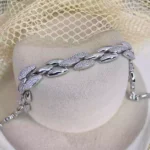 Özel Seri 14K Silver Gurme Model Taşlı Bileklik