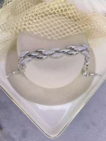 Özel Seri 14K Silver Gurme Model Taşlı Bileklik - Görsel 2