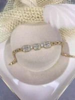 Özel Seri Rose Gold Üçlü Baget Bileklik