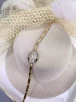 Özel Seri Rose Gold Yılan Kafası Bileklik - Görsel 2